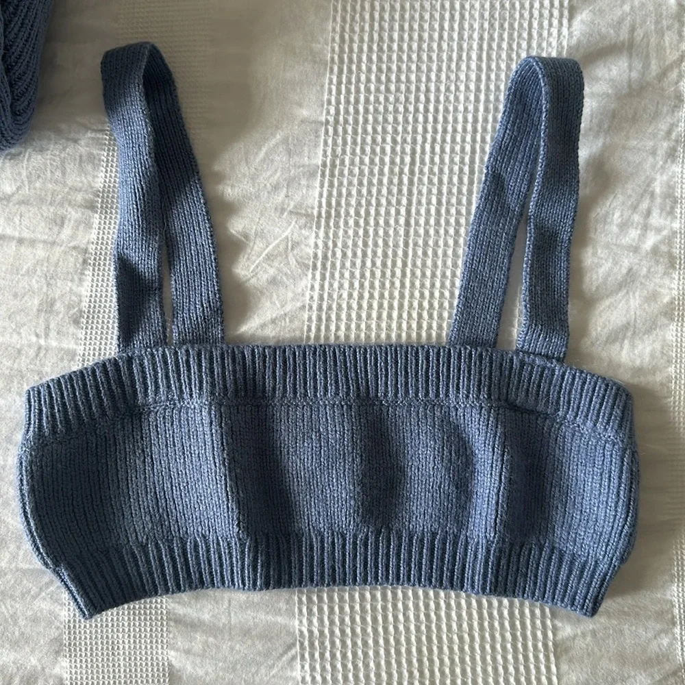 WeWoreWhat matching sweater and cropped sweater set